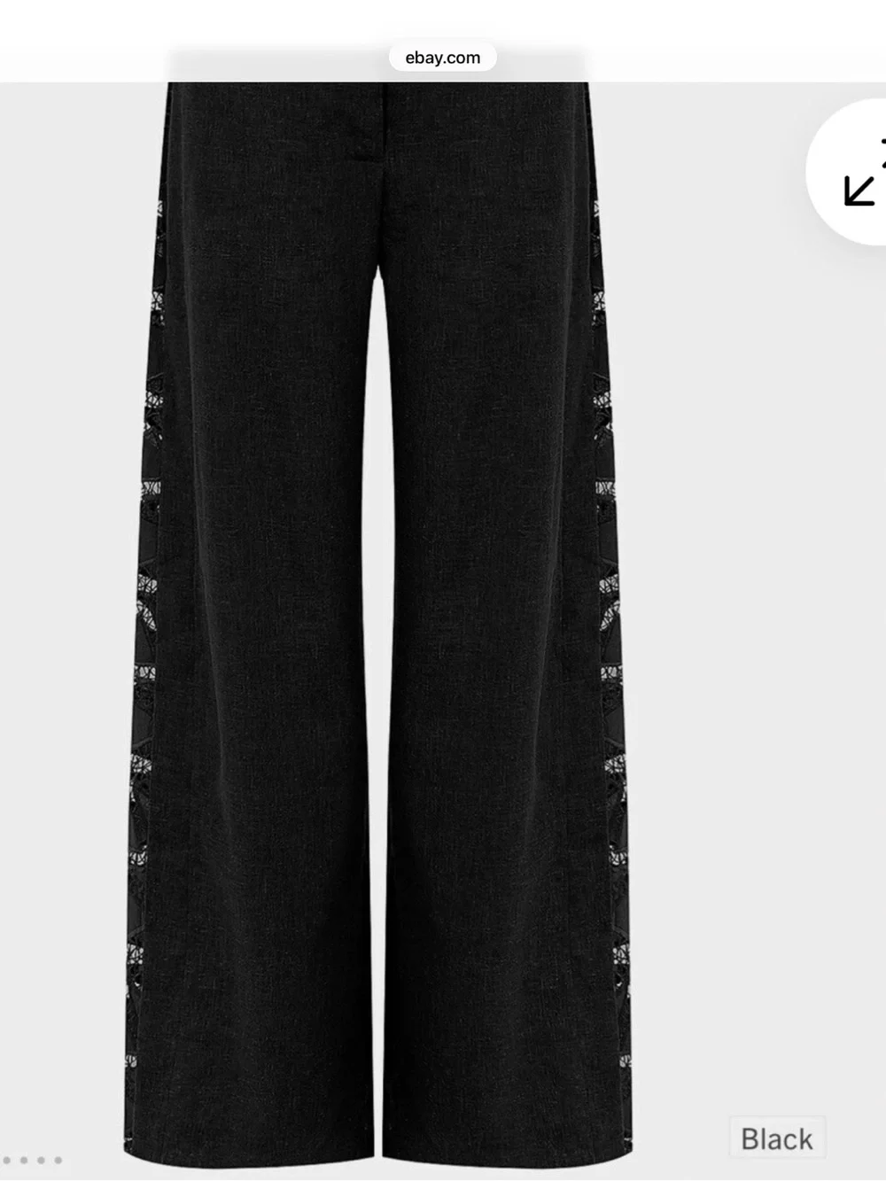 VIX Paula Hermanny Solid Bree High Waist Pants M - Picture 2 of 10
